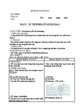 Giáo án môn Tiếng Việt Lớp 2 - Tuần 14 (Bộ sách Kết nối tri thức với cuộc sống)